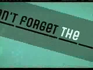 Don't Forget The Lyrics promo