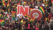 Masiva protesta en Bolivia contra la reelección de Evo Morales
