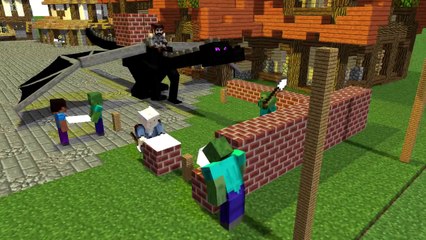 Herobrine vs Zombie Life - Minecraft Animation