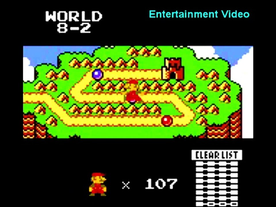 MARIO WORLD 8-1 TO 8-4