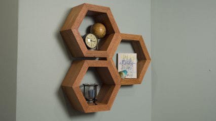 Saturday Morning Workshop: Hexagon Shelves