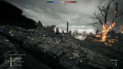 Battlefield 1 - Somme River Hardcore Conquest Gameplay (No commentary)