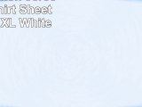 Brielle Cotton Jersey Knit TShirt Sheet Set Twin XL White