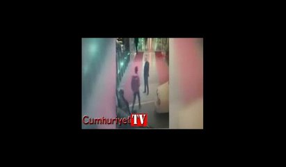 Volkan Konak'a saldırı girişimi anı kamerada