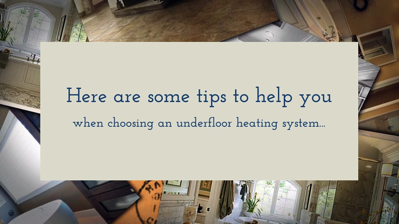 Radiant Floor Heat in Anchorage - Tips for Choosing Underfloor Heating