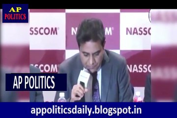 TS IT Minister KTR Super Speech IT Employee_ AP Politics