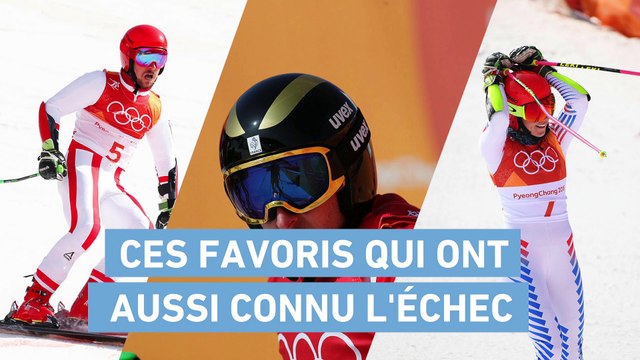 Ces favoris qui ont aussi connu l'échec - Tous sports - JO 2018