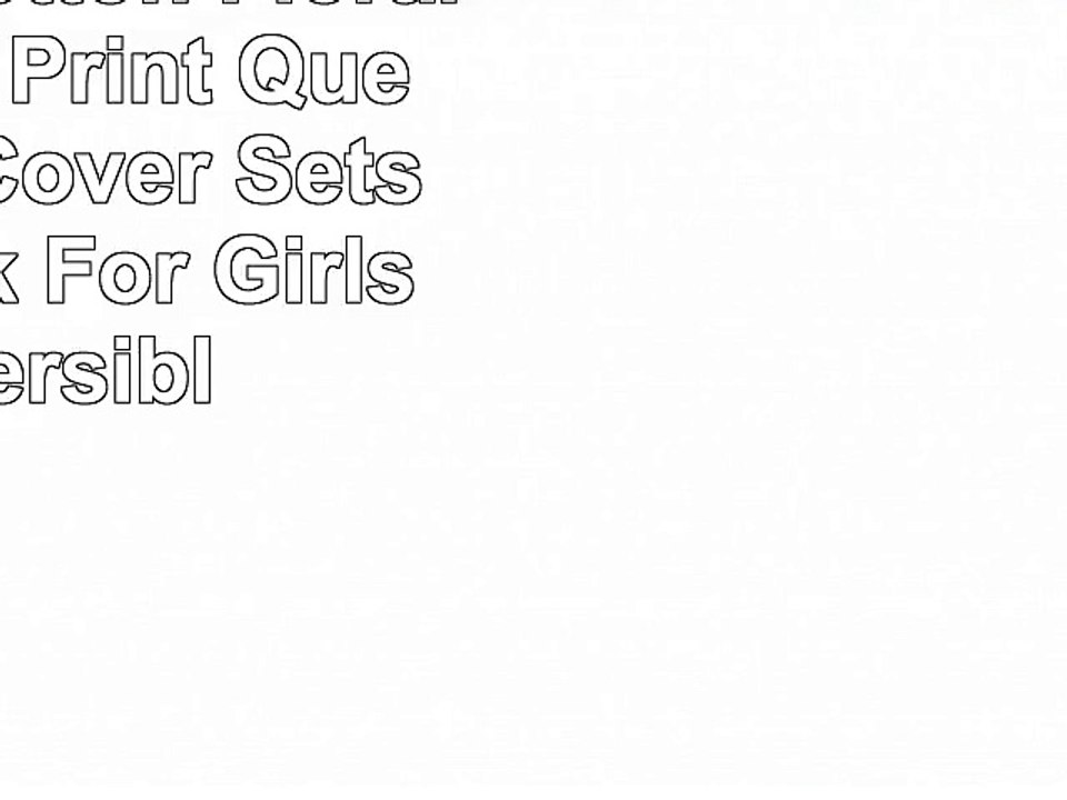 BuLuTu Cotton Floral Butterfly Print Queen Duvet Cover Sets Light Pink For Girls