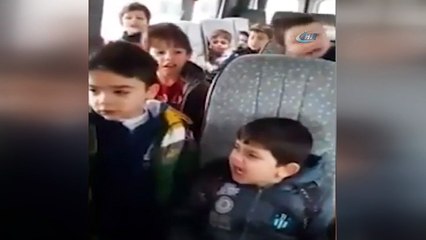 Miniklerden duygulandıran 'Komando Marşı'