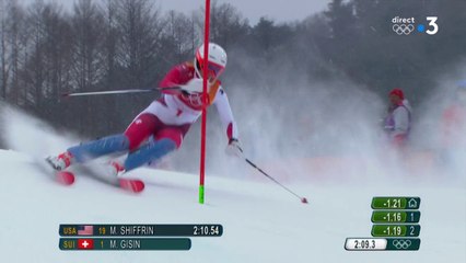 JO 2018 : Ski Alpin Combiné - Slalom Femmes. Michelle Gisin grande gagnante du combiné femmes