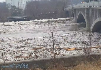 Ice Jam Along Brantford's Grand River Prompts Evacuations