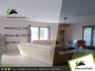 Maison A vendre Marseille 130m2 - 420 000 Euros