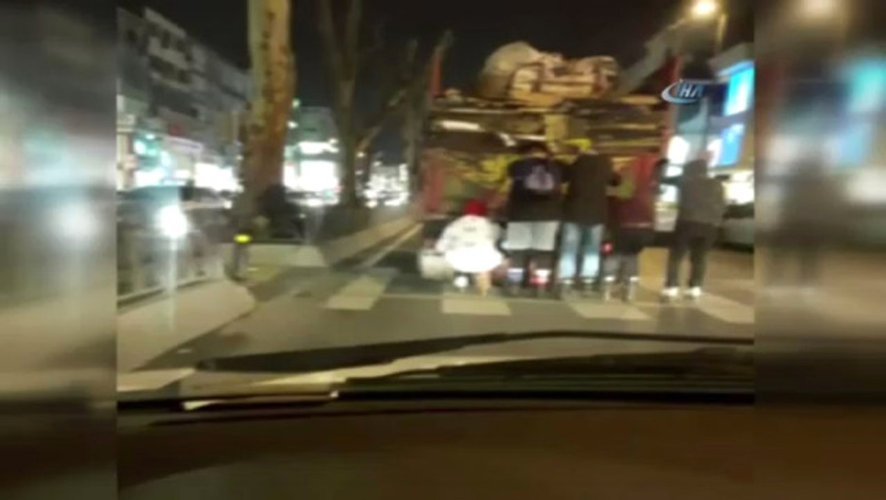 Patenli Gençlerin Tehlikeli Yolcuğu Kamerada