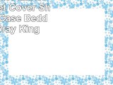 Winter Quilt Flannel Lamb Duvet Cover Sheet Pillow Case Bedding Set Gray King