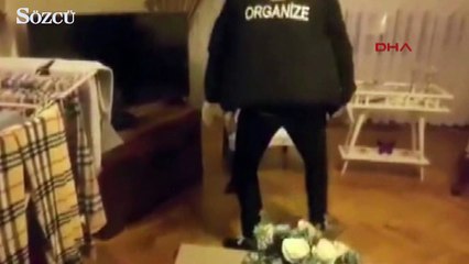 Sarallar'a operasyon anı kamerada