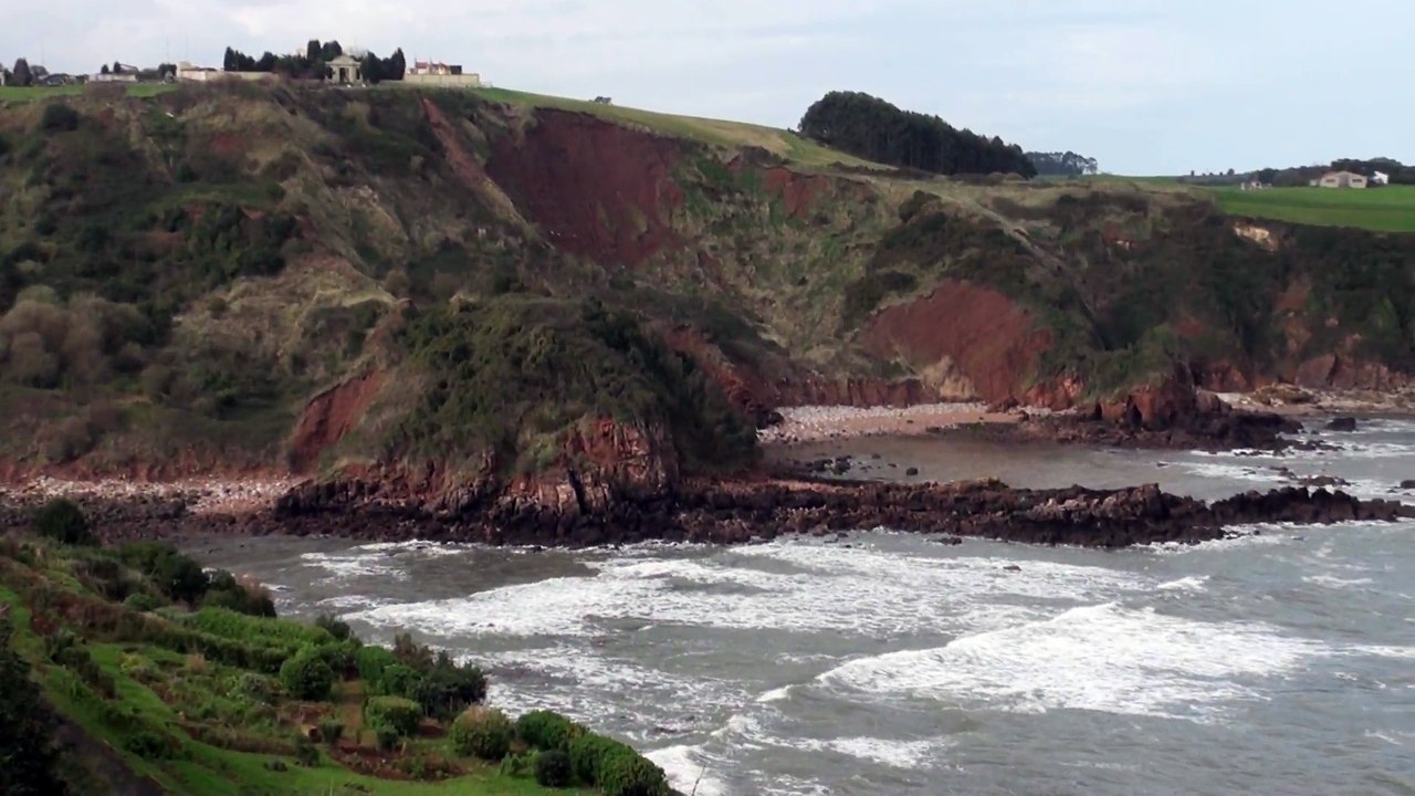 Tiempo y Paisaje costa central de Asturias, mar Cantábrico