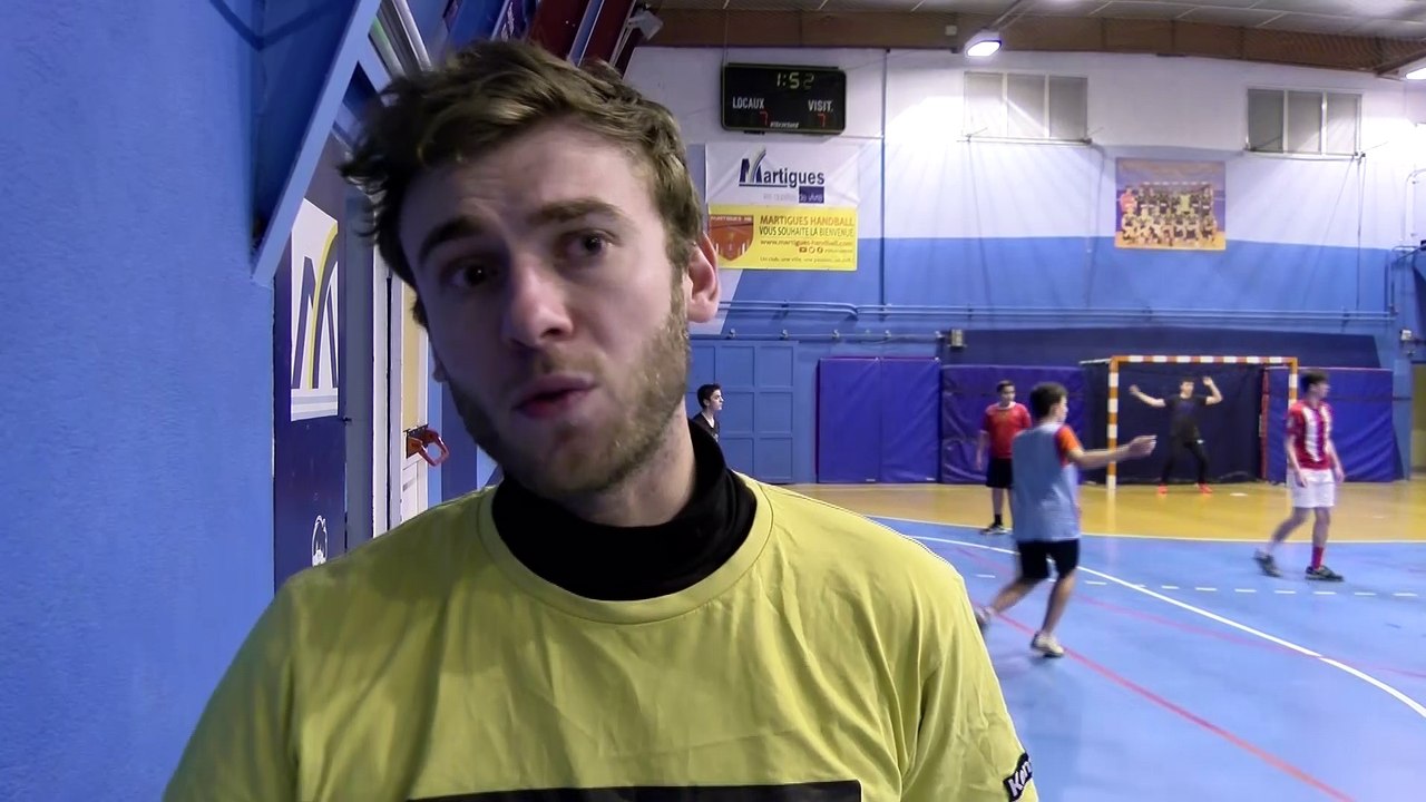 Thomas Nicolini gardien du Martigues Handball