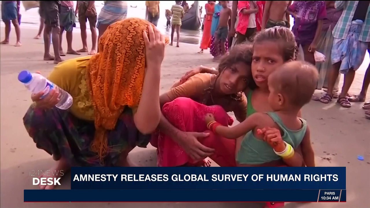 i24NEWS DESK | Amnesty releases global survey of human rights | Thursday, February 22nd 2018