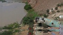Peru'da yolcu otobüsü uçuruma yuvarlandı