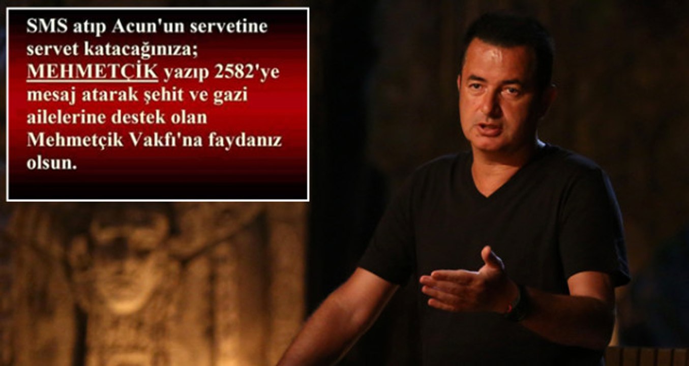 Acun Ilıcalı "Acun Yerine Mehmetçik Vakfı'na SMS Gönder" Diyenleri Utandırdı