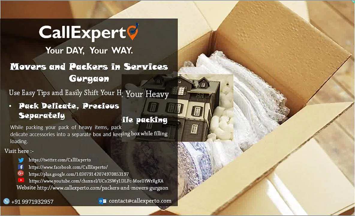 Looking for services of Packers and Movers to shift your heavy luggage safely?