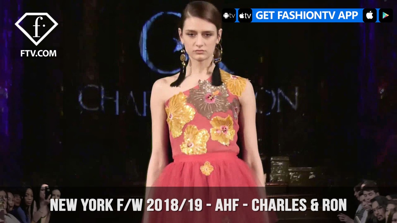 New York Fashion Week Fall/Winter 18 19 - Art Hearts Fashion - Charles & Ron  | FashionTV | FTV