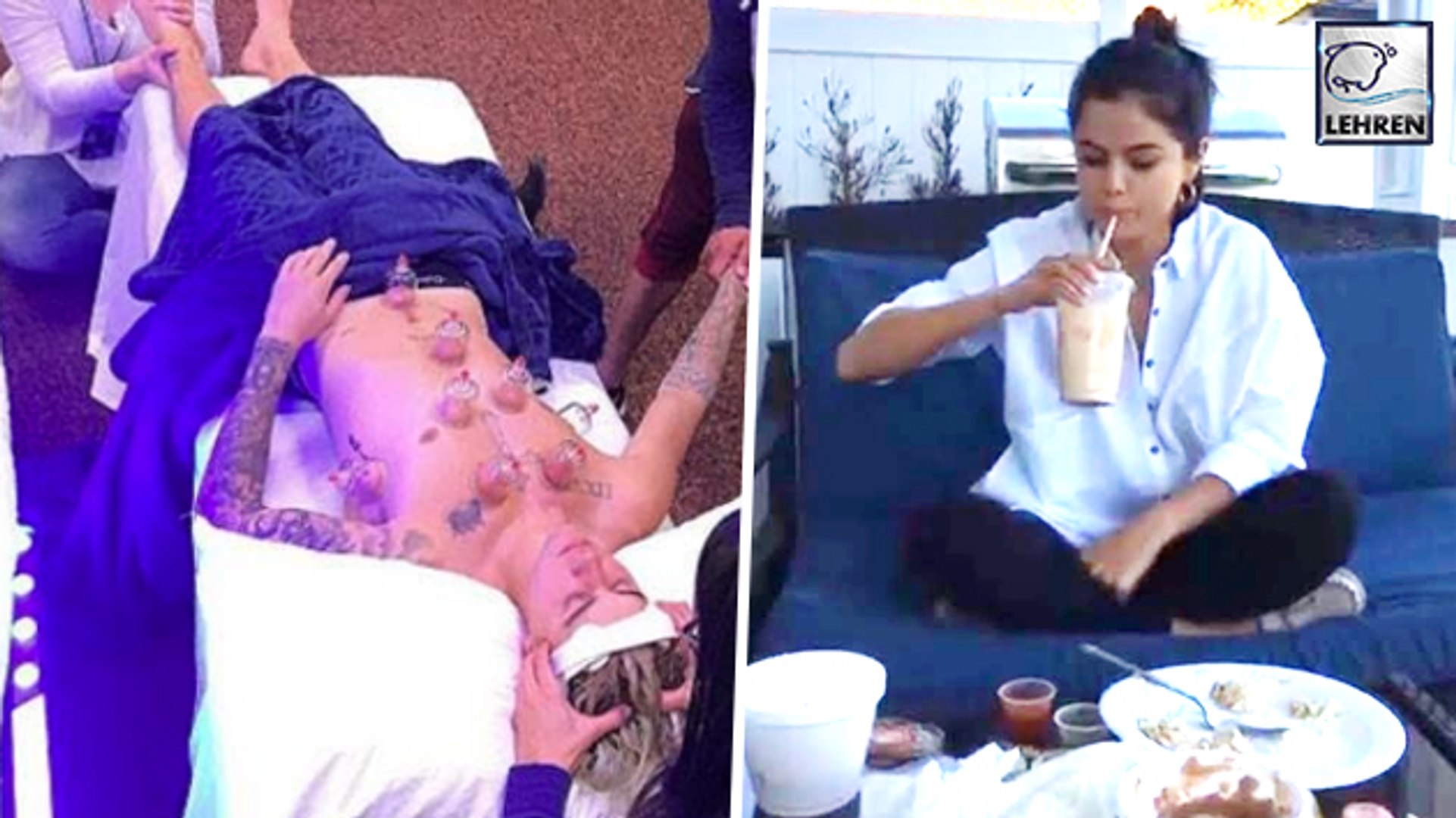Justin Bieber & Selena Gomez Getting Couple's Massages & Breakfast In Bed -  video Dailymotion
