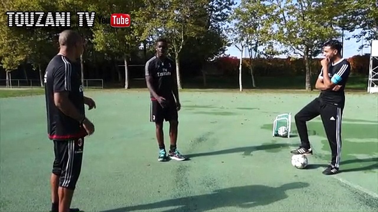 Le freestyleur Soufiane Touzani réussi à mettre un petit pont à Mario Balotelli