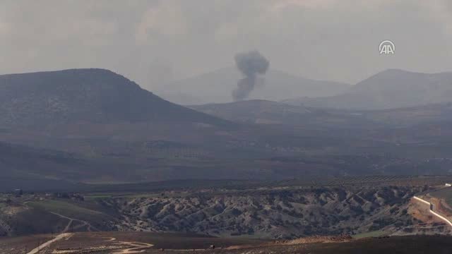 Afrin Bölgesindeki Hedefler Uçaklar ve Topçu Atışlarıyla Vuruluyor