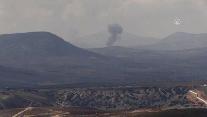 Afrin Bölgesindeki Hedefler Uçaklar ve Topçu Atışlarıyla Vuruluyor