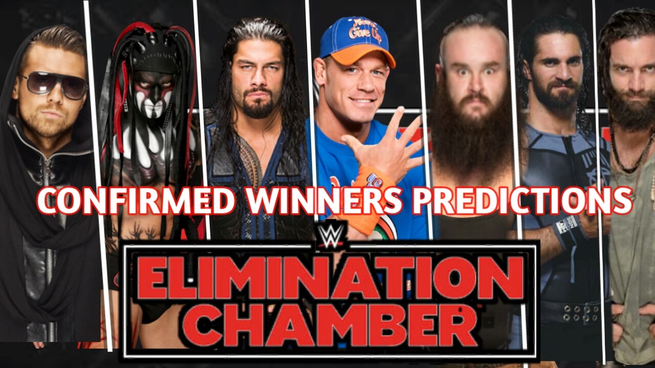 WWE Elimination Chamber Official Match Card | WWE Elimination Chamber 2018