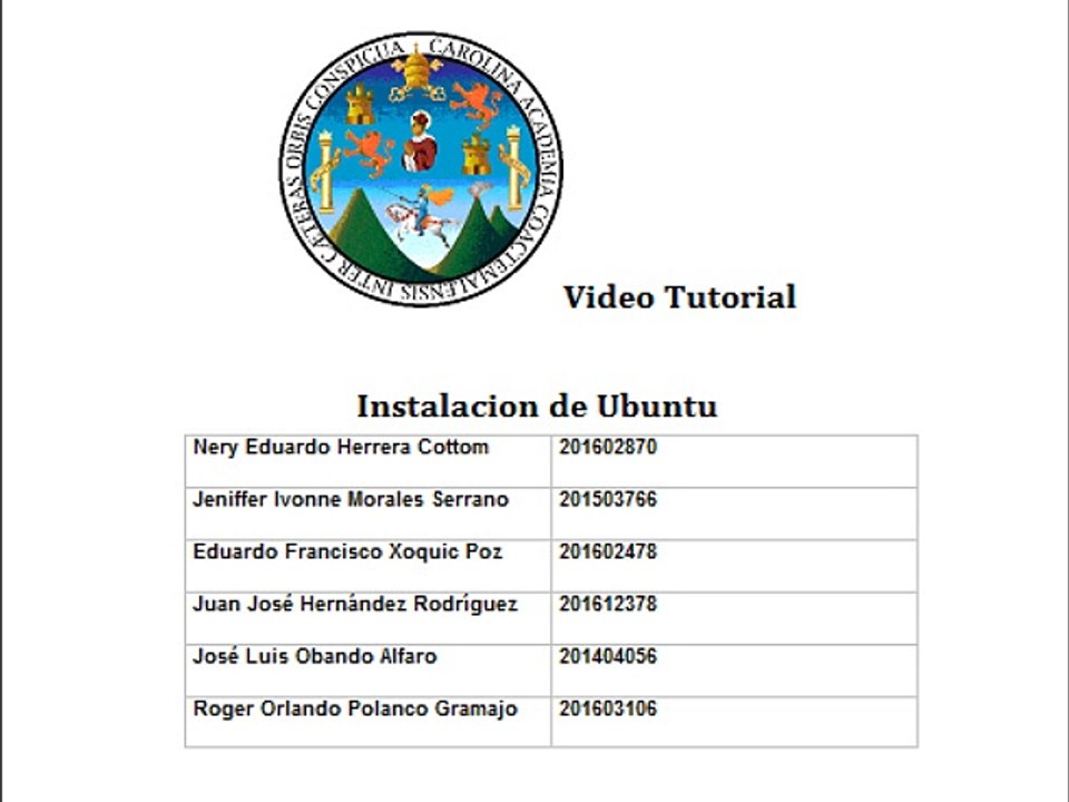 Practicas Iniciales 2018 Grupo 3A Video1