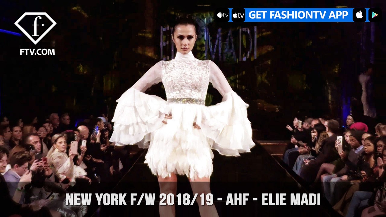 New York Fashion Week Fall/Winter 18 19 - Art Hearts Fashion - Elie Madi | FashionTV | FTV