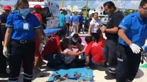 Explosão em ferry deixa 18 feridos no México