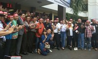 Selebritas Deklarasi Anti Narkoba di Polres Jakarta Selatan