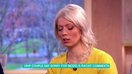 Jo Marney apologises on national TV for racist comments