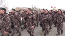 Erzurum Özel Harekat Polisleri, Dualar ve Tekbirlerle Uğurlandı