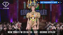 New York Fashion Week Fall/Winter 18 19 - Art Hearts Fashion - George Styler | FashionTV | FTV