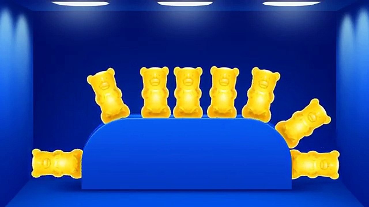 Learn Colors with Toy Jelly Bear Shooting Game   Colours for Children