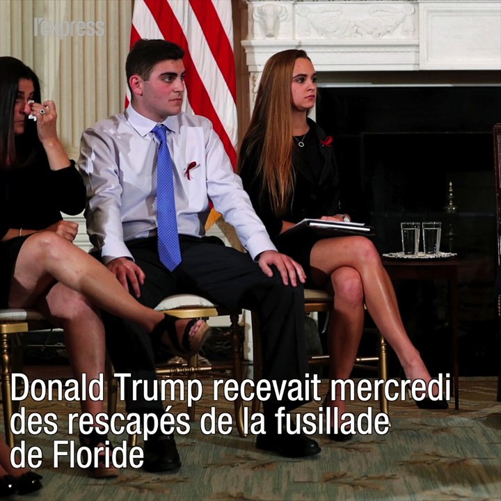 "Je vous ai entendus", les phrases bateaux de Trump face aux rescapés de Floride