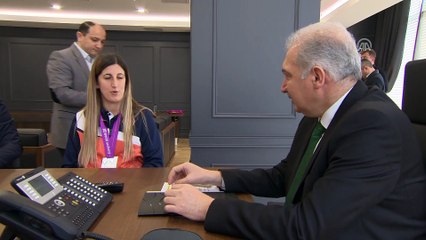 Uysal, milli okçu Yeşim Bostan'ı makamında kabul etti - İSTANBUL