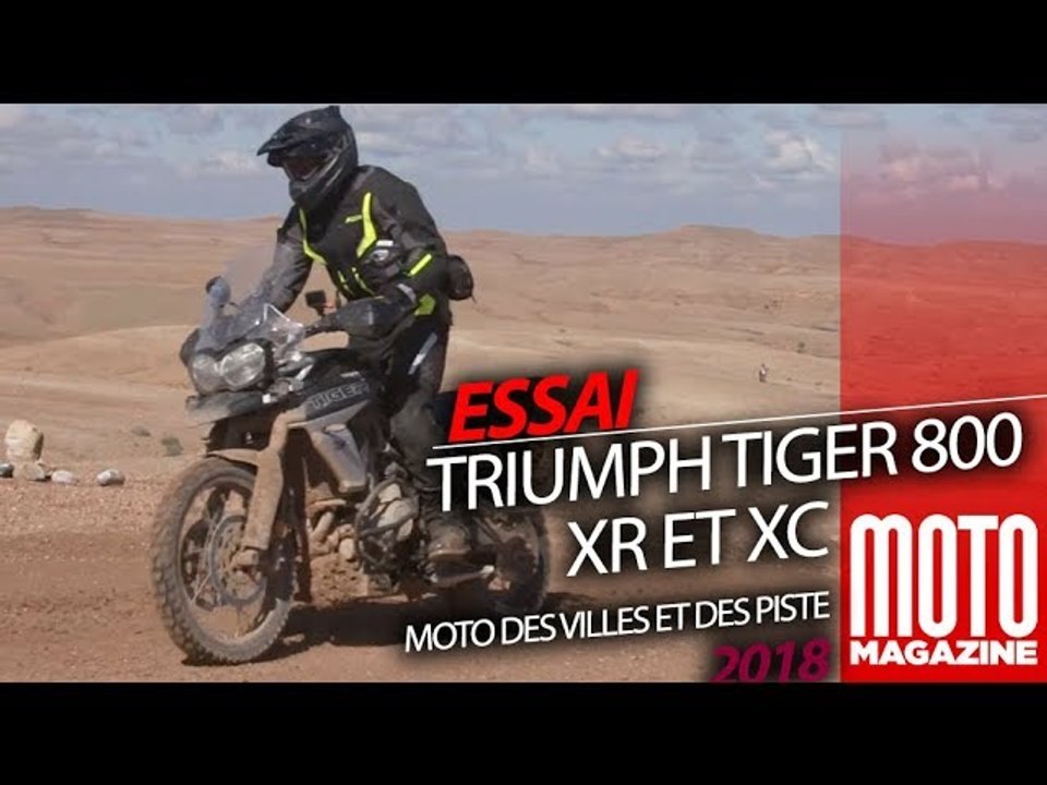 Triumph Tiger 800 XR et Triumph Tiger 800 XC - Essai Moto Magazine