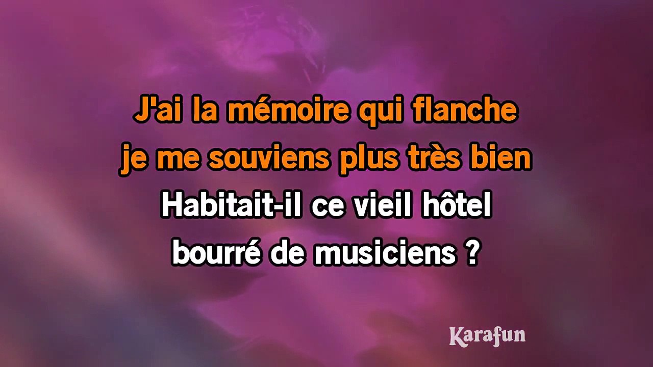 Karaoké J'ai la mémoire qui flanche Jeanne Moreau * video Dailymotion