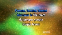 Karaoké Femme femme femme - Serge Lama *