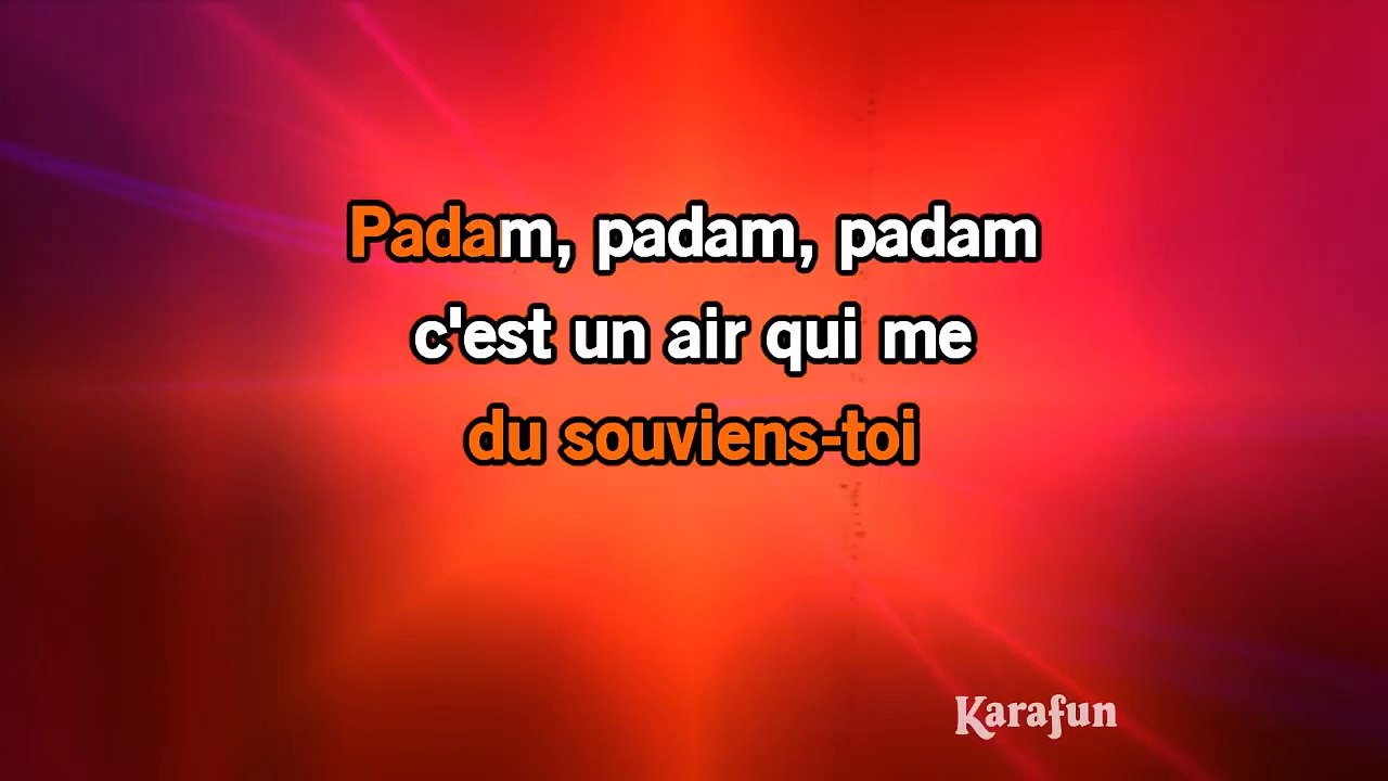 Karaoké Padam... Padam... - Edith Piaf *