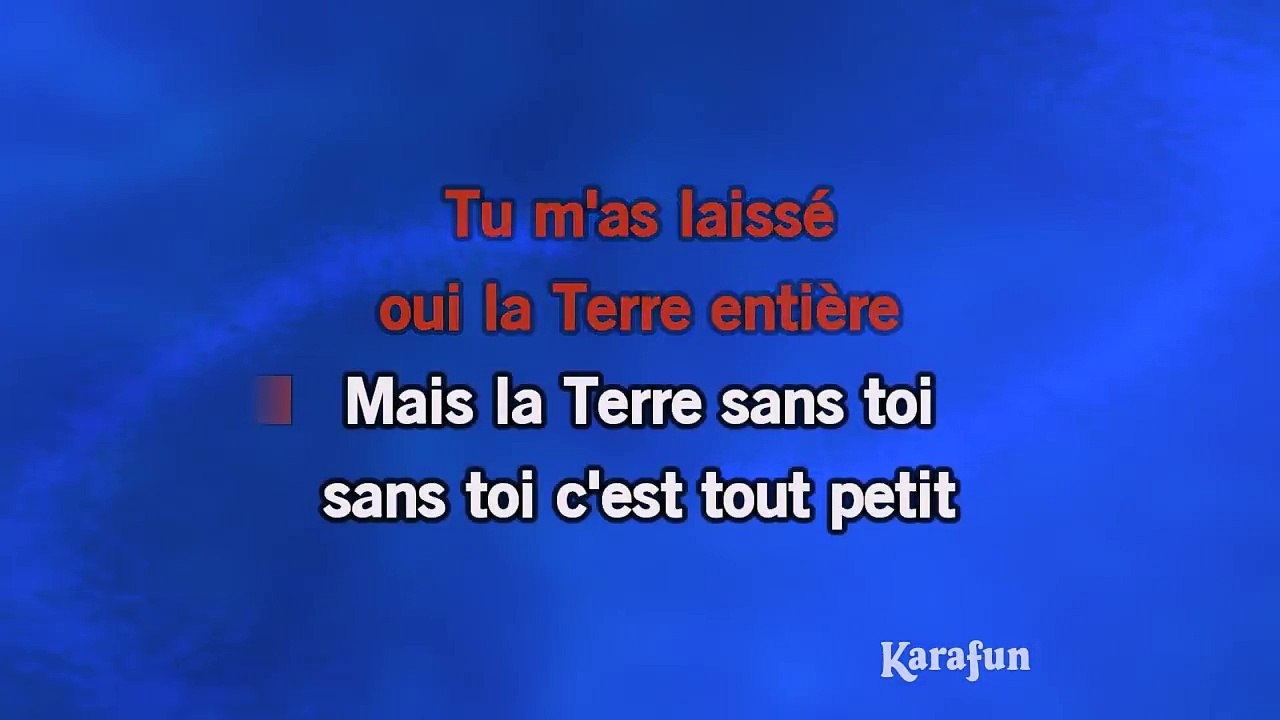 Karaoké Et maintenant (Stade de France 2009) - Johnny Hallyday *