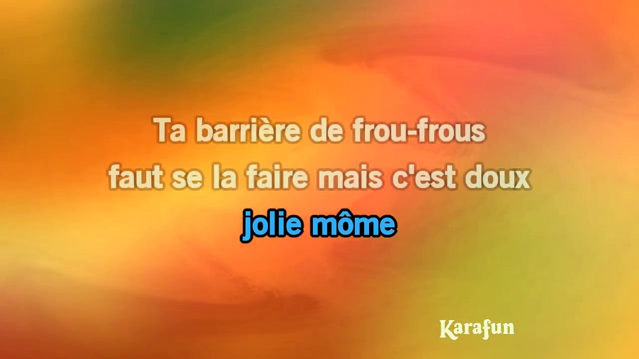 Karaoké Jolie môme - Léo Ferré *