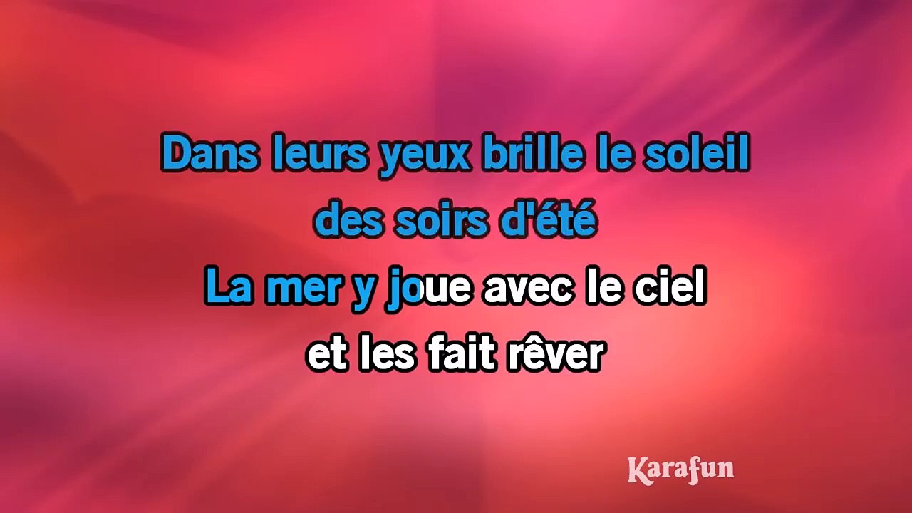 Karaoké Les Filles de mon pays - Enrico Macias *