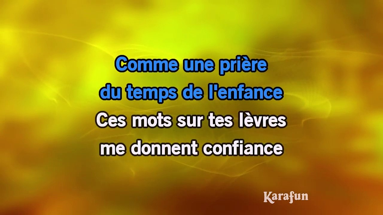 Karaoké Le temps qu'il nous reste - Frank Michael *