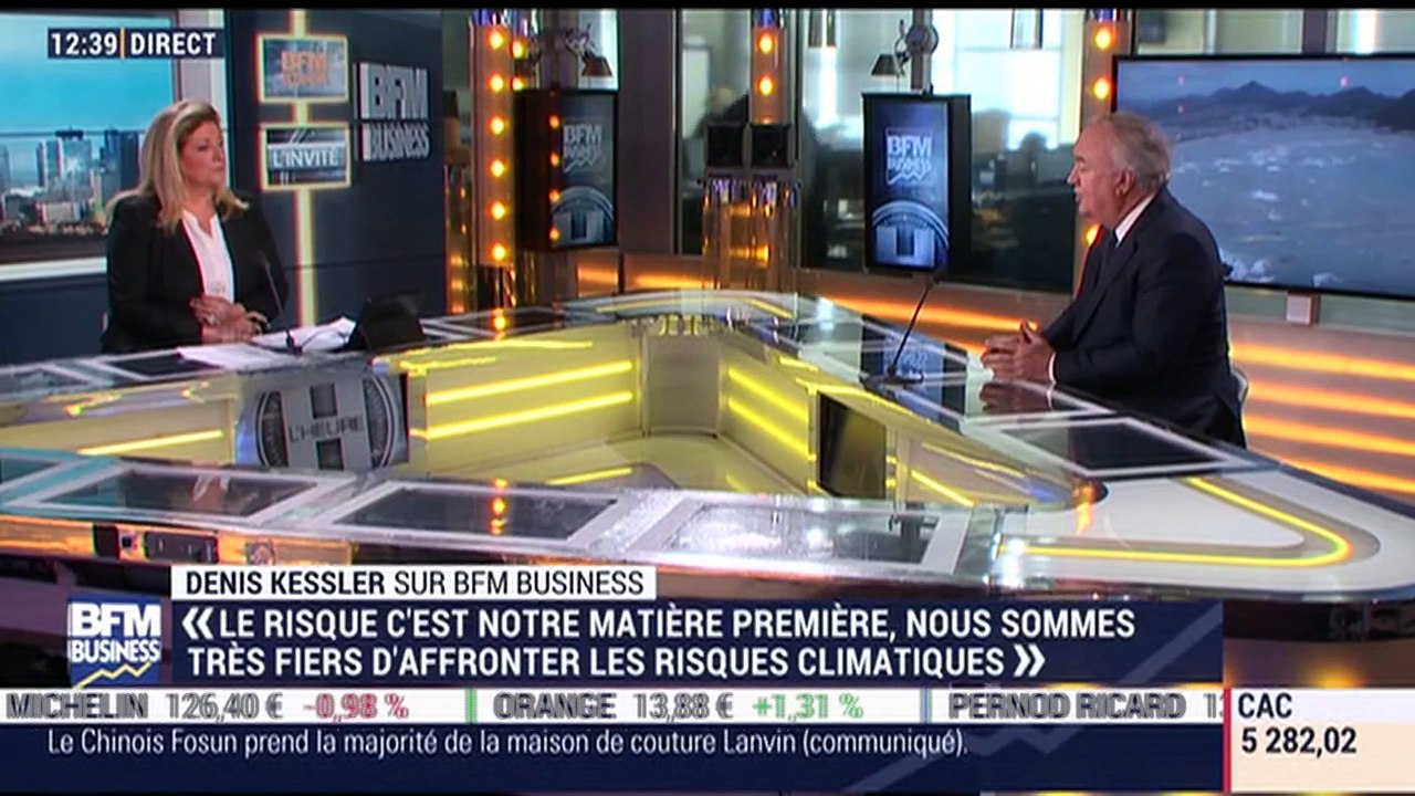 Scor : "le risque, c'est notre matière première, nous sommes très fiers d'affronter les risques climatiques", Denis Kessler - 22/02